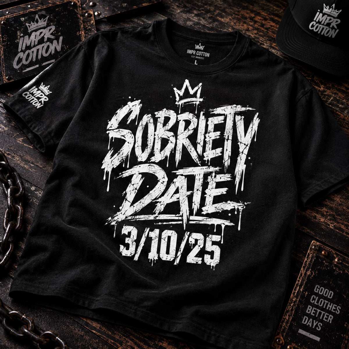 Personalized Sobriety Date Shirt | Custom Recovery T-Shirt