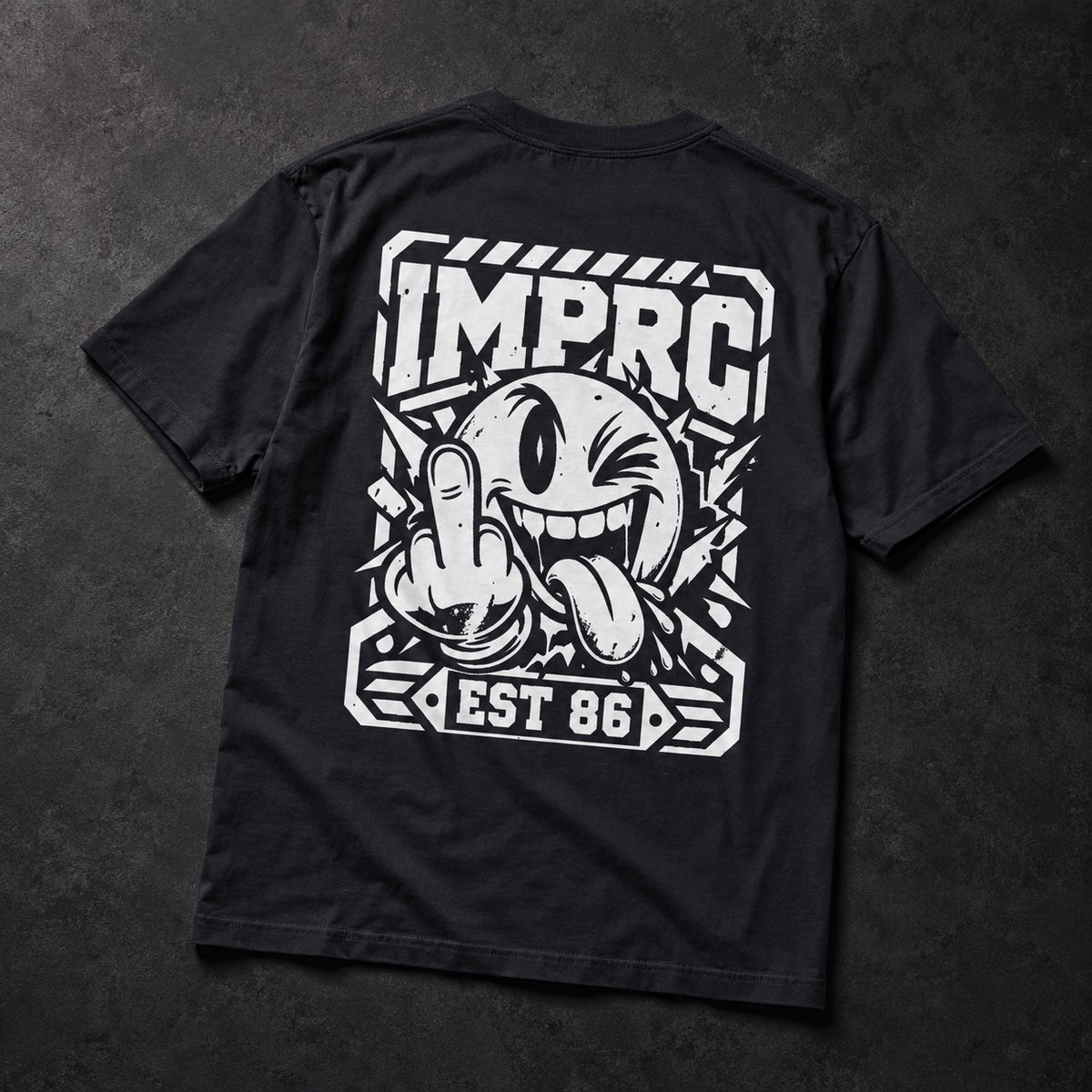 IMPROPER | EST 86 | Max Heavyweight Navy T-Shirt - Improper Cotton