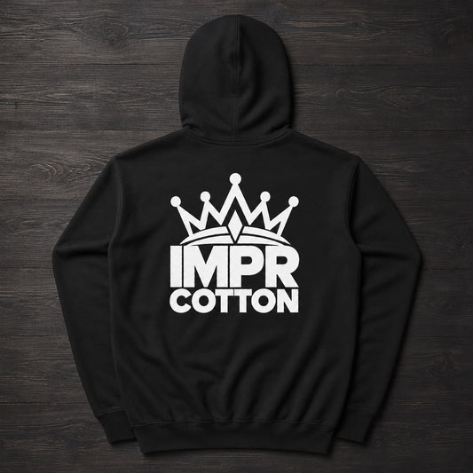 REHAB Scribble Hoodie Black - Improper Cotton