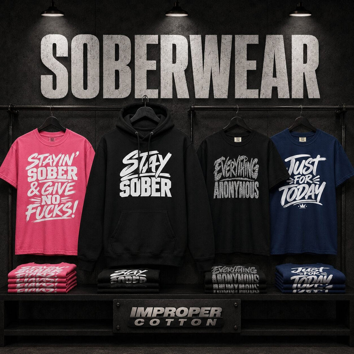 Soberwear | Recovery Shirts & Hoodies | Improper Cotton - Improper Cotton
