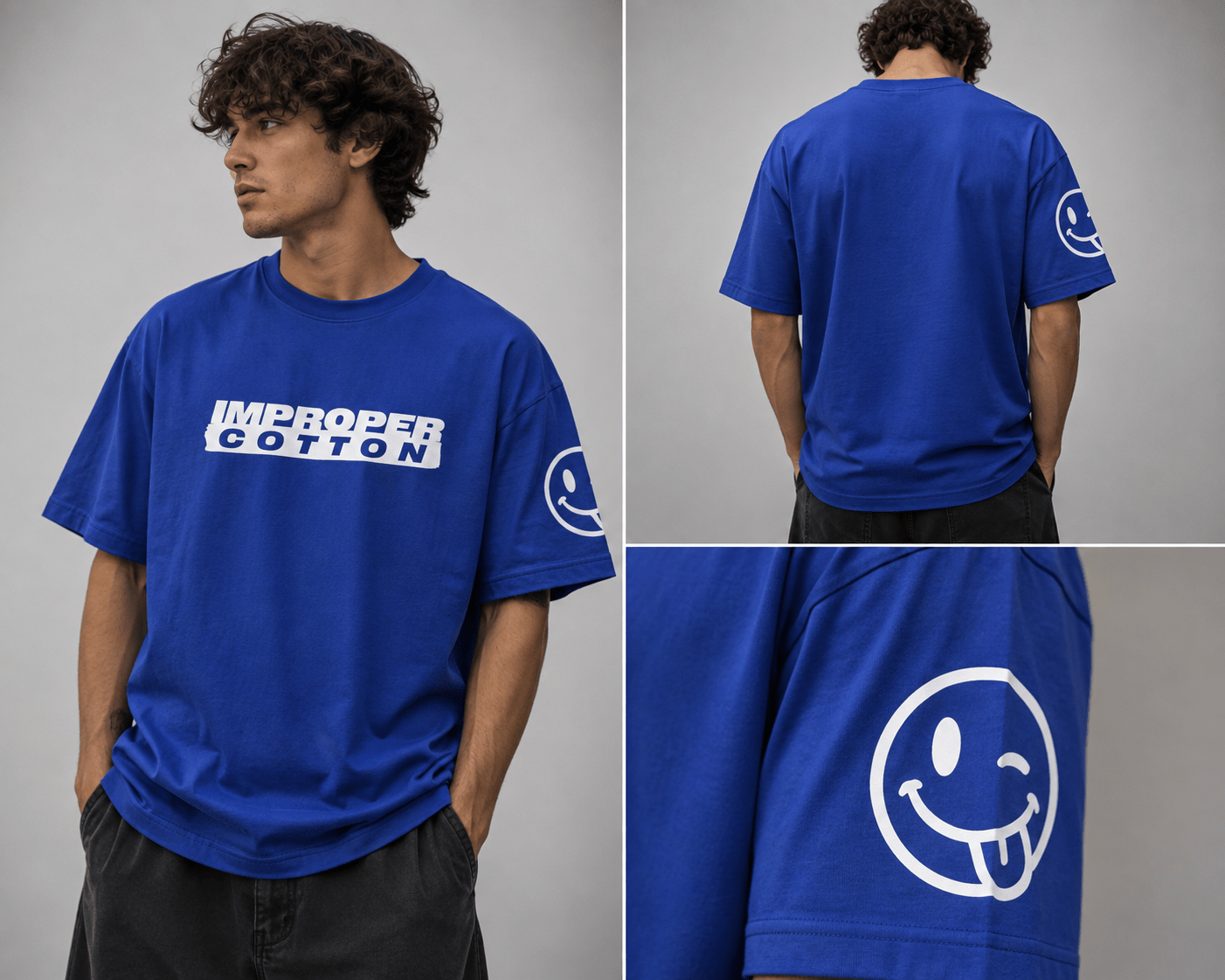 Signature Logo Blue T-Shirt - My Store