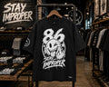 EST 86 Improper Cotton Premium Heavyweight T-Shirt