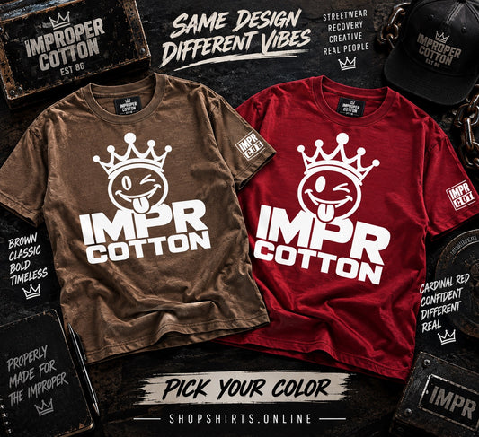 impr cotton multiple color graphic tees 