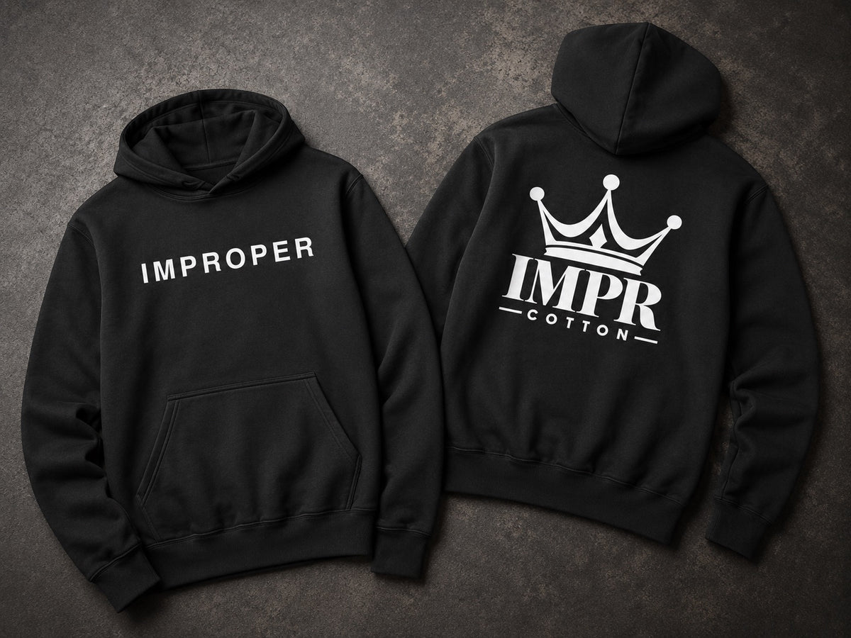 IMPROPER | Crown | Classic Hoodie - Improper Cotton