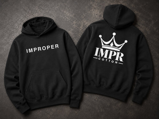 IMPROPER | Crown | Classic Hoodie - Improper Cotton