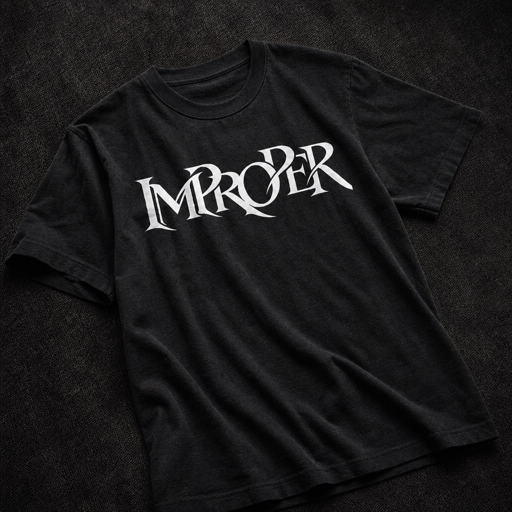 IMPROPER | EST 86 | Ridged Logo | Max Heavyweight T-Shirt - Improper Cotton