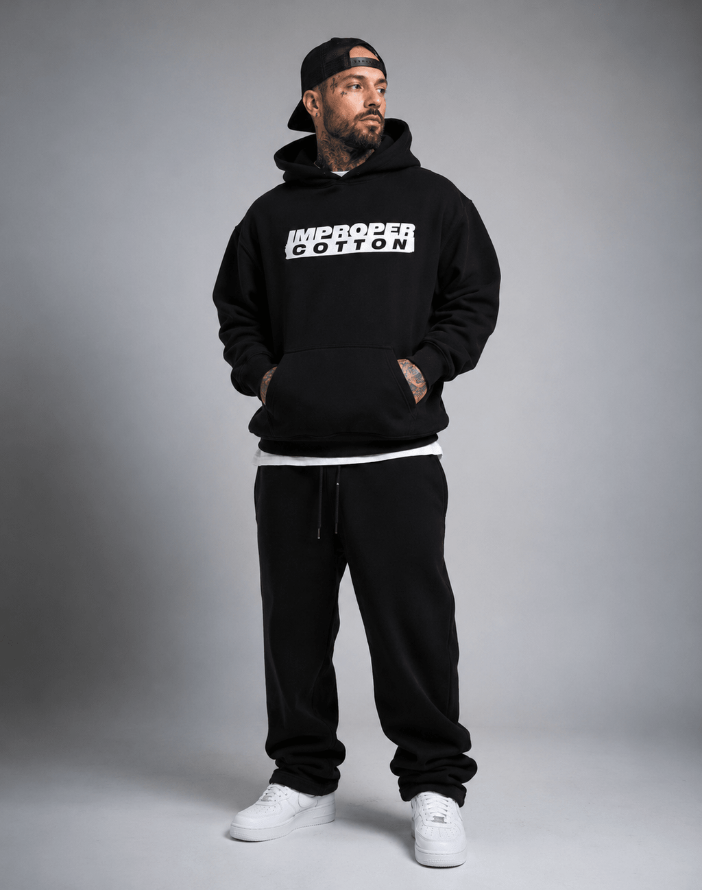 IMPROPER COTTON - Original Pull Over Hoodie - My Store
