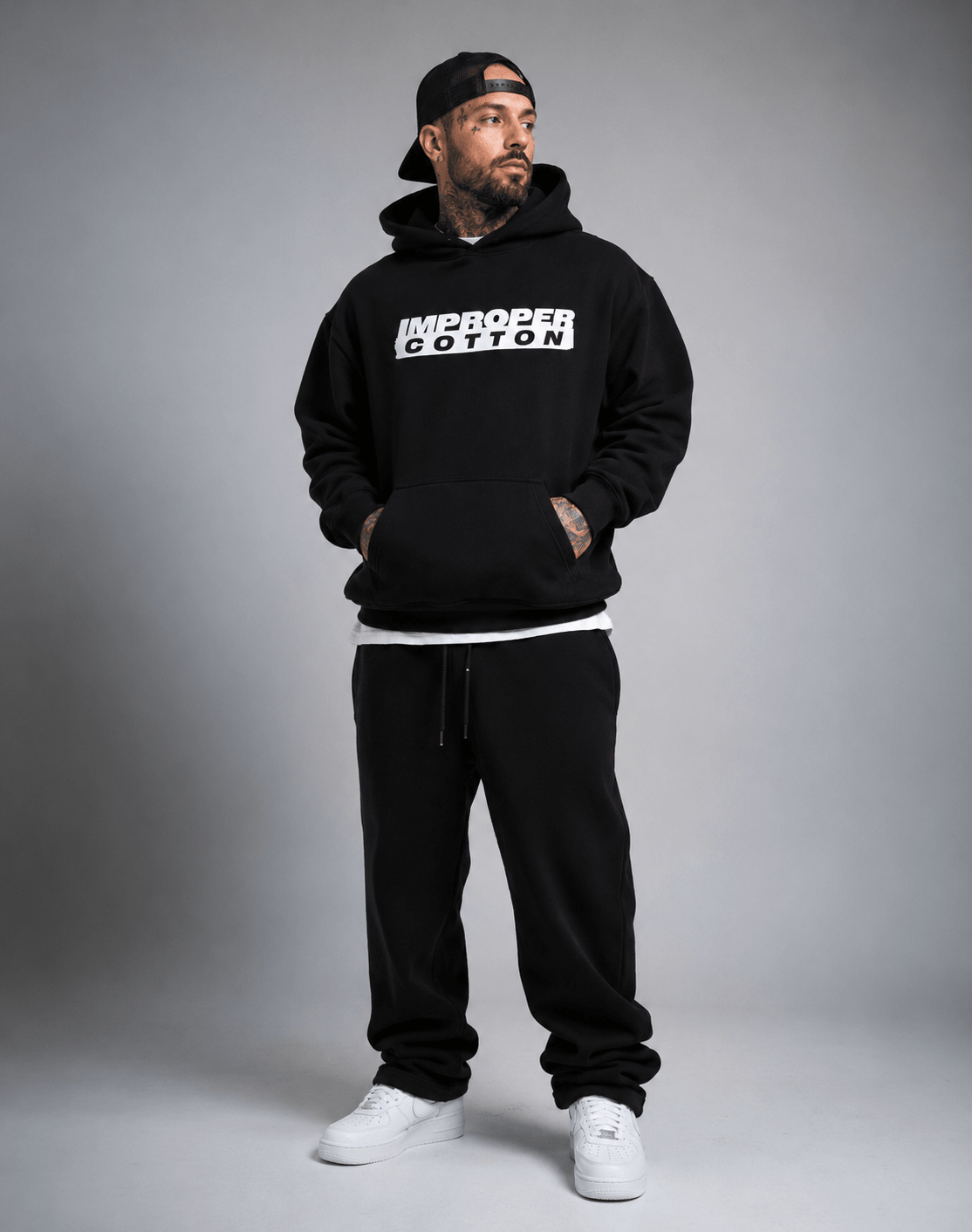 IMPROPER COTTON - Original Pull Over Hoodie - My Store