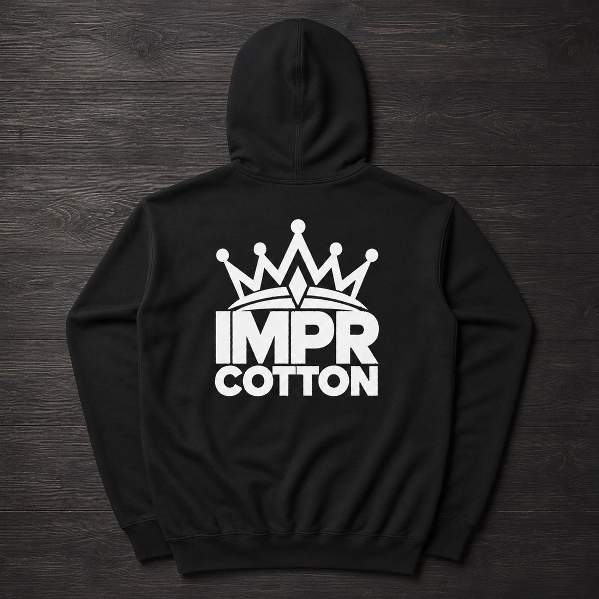 REHAB Scribble Hoodie Black - Improper Cotton