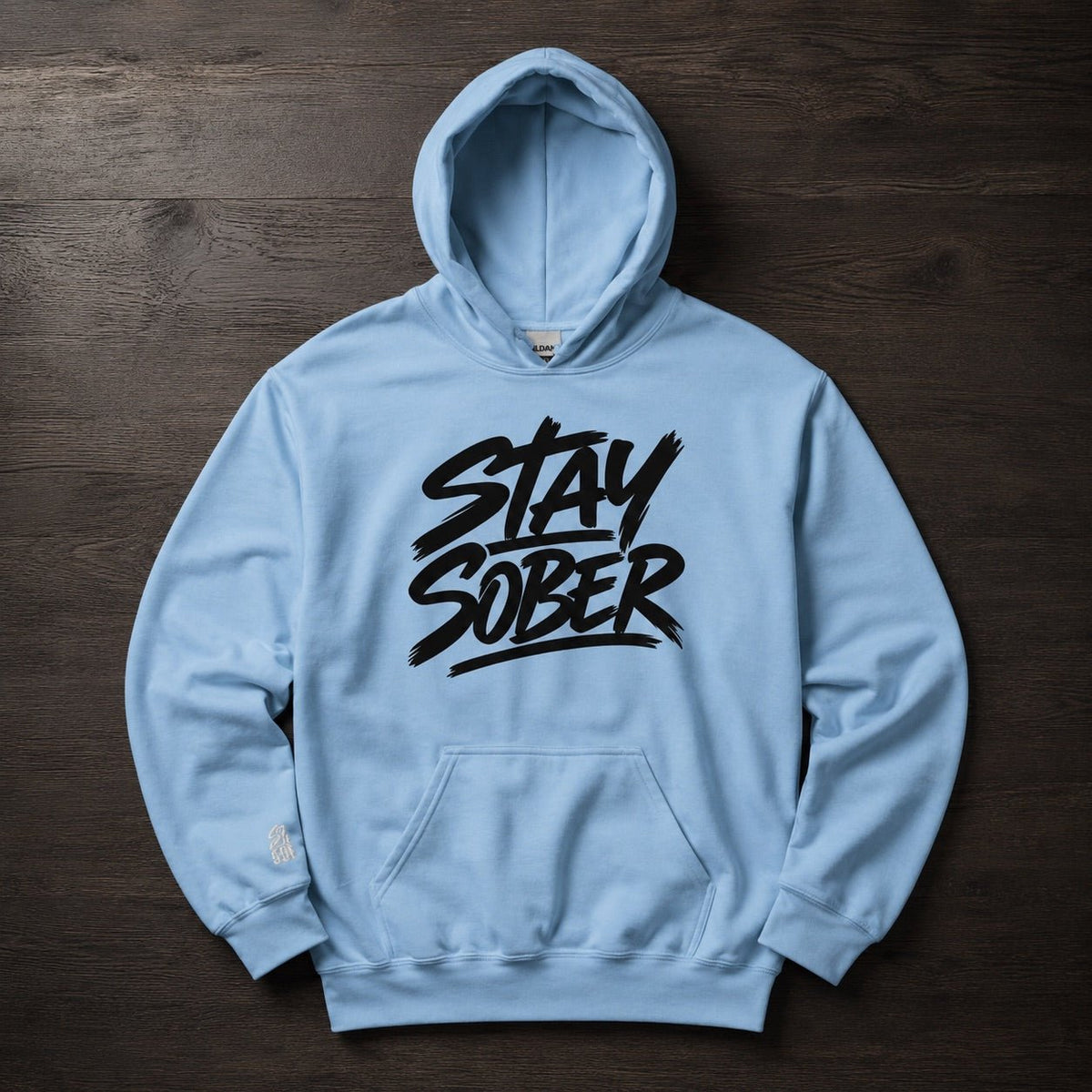 Stay Sober Baby Blue & Baby Pink Limited Edition Pull Over Hoodies - Improper Cotton