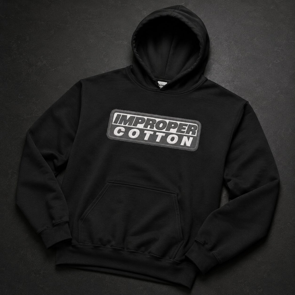 Improper Cotton | Black Budget Bouncers | Unisex Hoodie - Improper Cotton