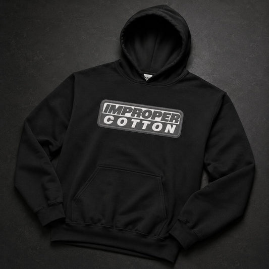 Improper Cotton | Black Budget Bouncers | Unisex Hoodie - Improper Cotton