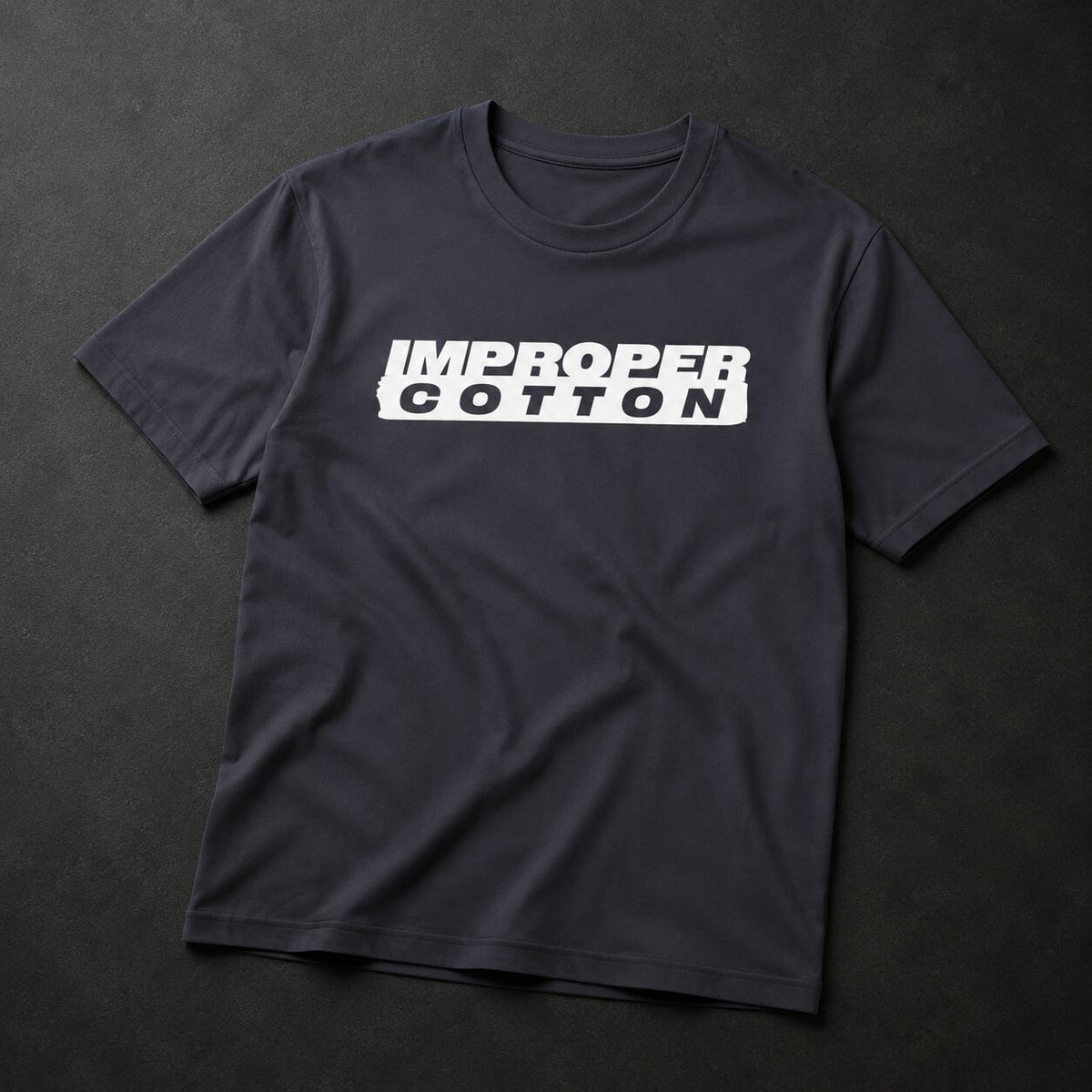IMPROPER COTTON Signature Logo T-Shirt | Limited Series | All The Darks - Improper Cotton
