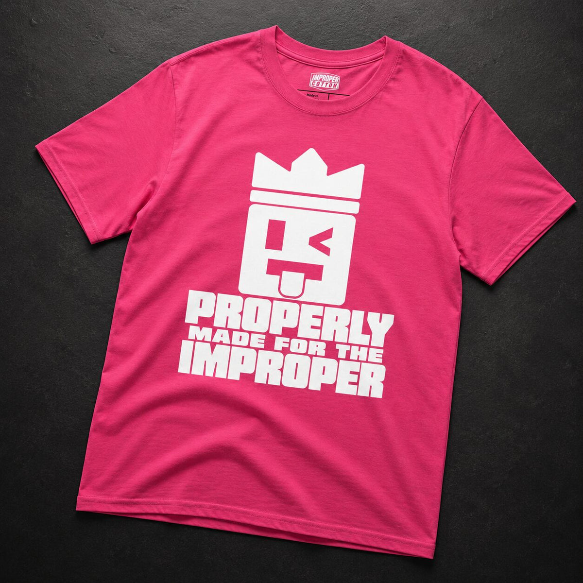 Improper Cotton | Properly Made For The Improper Block Style | Budget Bouncers | Short-Sleeve Unisex T-Shirt - Improper Cotton