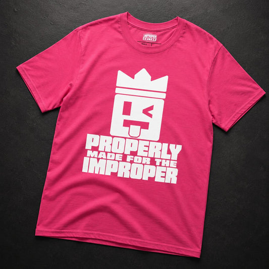 Improper Cotton | Properly Made For The Improper Block Style | Budget Bouncers | Short-Sleeve Unisex T-Shirt - Improper Cotton