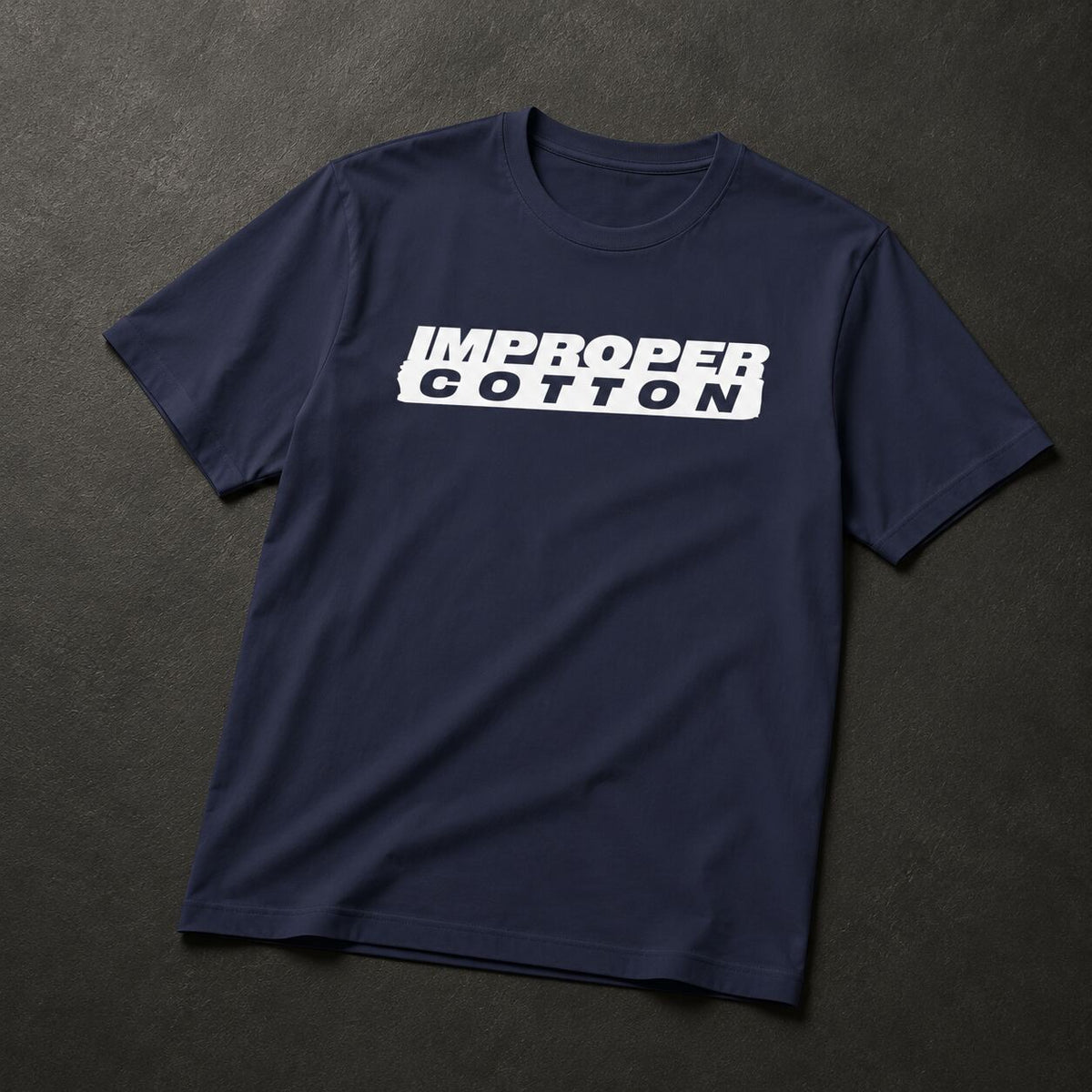 IMPROPER COTTON Signature Logo T-Shirt | Limited Series | All The Darks - Improper Cotton