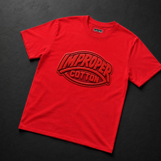 IMPROPER COTTON | Ketchup Red | Short-Sleeve Unisex T-Shirt - Improper Cotton