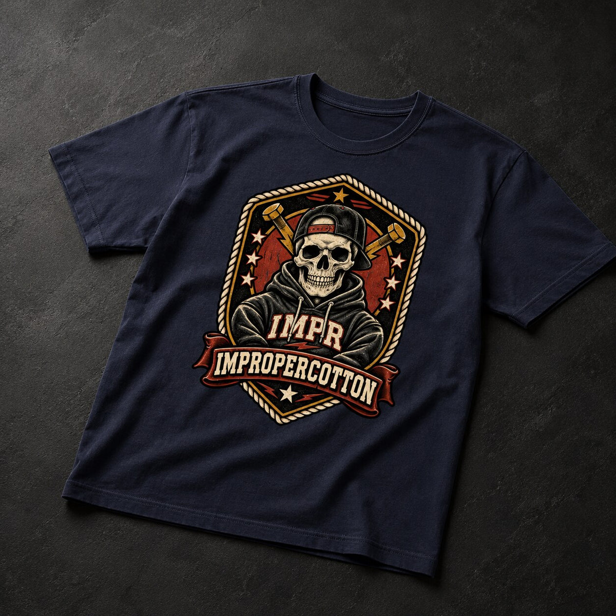 Vintage | IMPR | Heavyweight Drop Shoulder Cotton T-Shirt - Improper Cotton