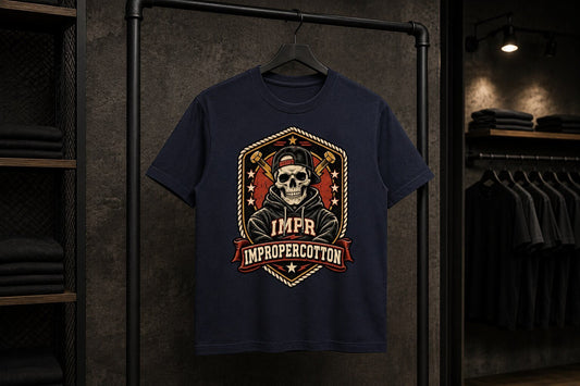 Vintage | IMPR | Heavyweight Drop Shoulder Cotton T-Shirt - Improper Cotton