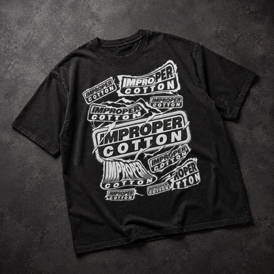 Improper Cotton Many | Vintage Wash Cotton T-Shirt - Improper Cotton