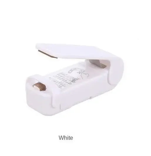 White electronic device on a white background
